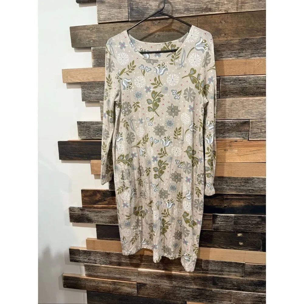 Gudrun Sjoden floral dress fit size Small